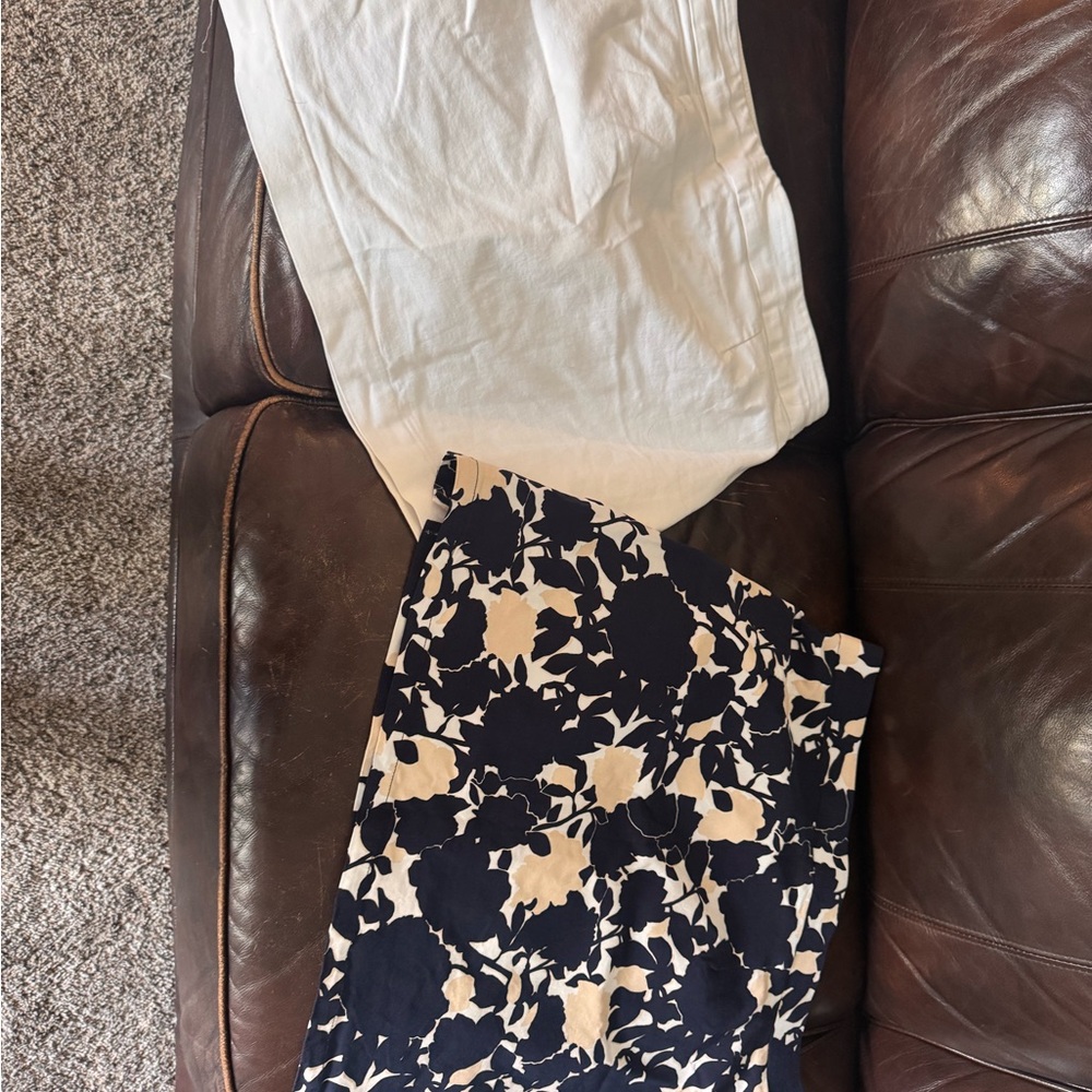 croft & barrow White and Navy Skort
